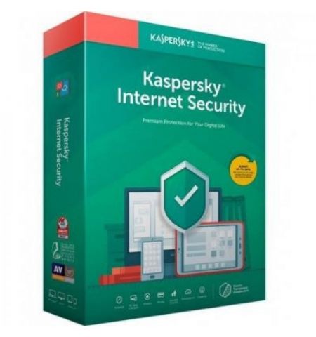 Kaspersky Internet Security Eastern Europe Edition.  1-Device  1 year  Renewal License Pack, Card