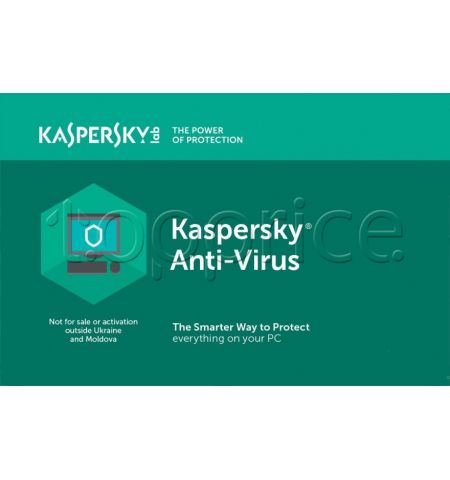 Kaspersky Anti-Virus Eastern Europe Edition.  1-Desktop  1 year  Renewal License Pack, Card