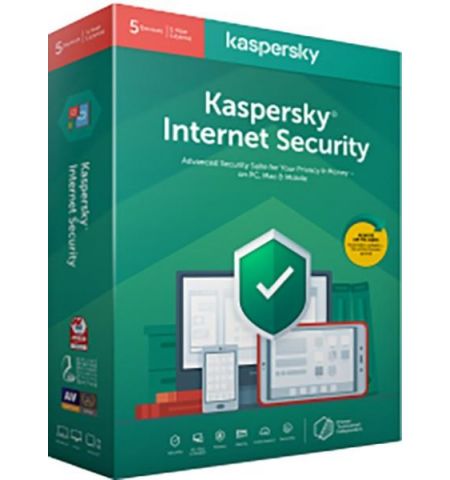 Kaspersky Internet Security Eastern Europe Edition.  1-Device  1 year  Base License Pack, Card