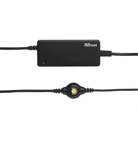 Trust Universal Netbook Charger 65W,  6 connectors included, 9.5 V - 20 V manual voltage setting, compatible with Acer, Asus, Compaq, HP, Dell, MSI, Packard Bell, Samsung, Toshiba, Black Trust Universal Netbook Charger 65W,  6 connectors included, 9.5 V - 20 V manual voltage setting, compatible with Acer, Asus, Compaq, HP, Dell, MSI, Packard Bell, Samsung, Toshiba, Black