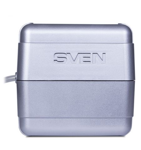 Стабилизатор SVEN VR-V600 / 200W / 2x Schuko outlets / Silver