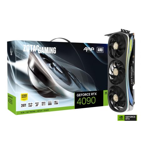 Видеокарта ZOTAC GeForce RTX 4090 AMP Extreme AIRO / 24GB / GDDR6X / 384bit