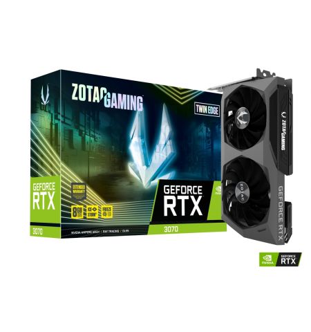 Видеокарта ZOTAC GeForce RTX 3060 Ti Twin Edge LHR / 8GB / GDDR6 / 256bit