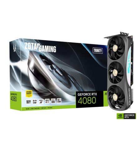 Видеокарта ZOTAC GeForce RTX 4080 Trinity / 16GB / GDDR6X / 256bit