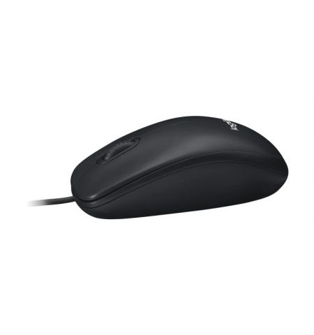 Мышь Оптическая Logitech M100, Black