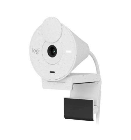 Веб-камера Logitech Brio 300 / 1080p / auto light correction / noise-reducing mic / USB-C / White