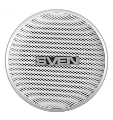 Bluetooth Портативные колонки SVEN PS-265 White / 10W RMS / TWS / RGB 12 lighting modes with Night Light / FM tuner / USB & microSD / White Bluetooth Портативные колонки SVEN PS-265 White / 10W RMS / TWS / RGB 12 lighting modes with Night Light / FM tuner / USB & microSD / White