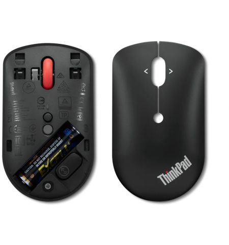Беспроводная компактная мышь ThinkPad / USB-C / 2400 dpi / Optical / Black Беспроводная компактная мышь ThinkPad / USB-C / 2400 dpi / Optical / Black