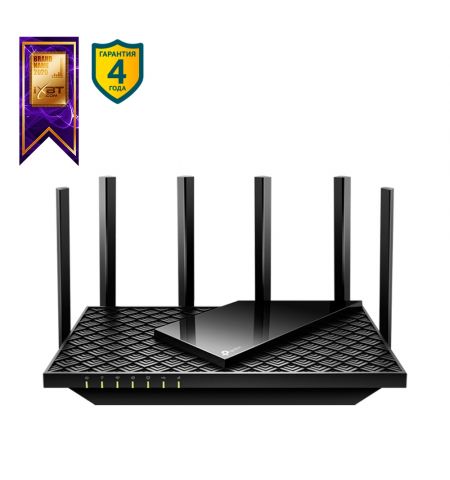 Wi-Fi роутер TP-LINK Archer AX73 / AX5400 Dual Band / Wi-Fi6 / Gigabit / 1WAN+4LAN / USB3.0 / 6 external antennas