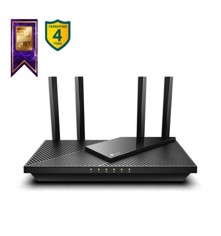 Wi-Fi роутер TP-LINK Archer AX55 / AX3000 Dual Band / Wi-Fi6 / Gigabit / 1WAN+4LAN / USB3.0 / 4 external antennas