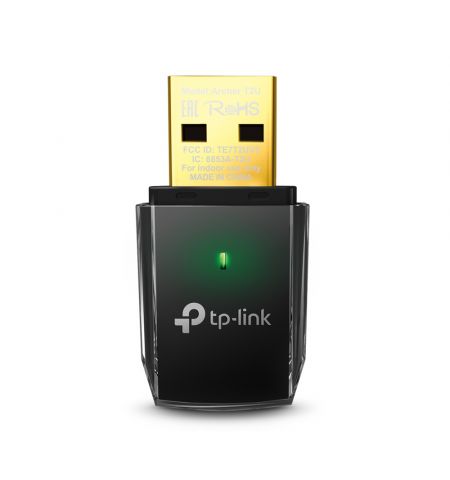 USB 2.0 / Wi-Fi 5 Adapter / TP-LINK Archer T2U /  Dual Band AC600