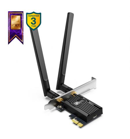 PCI Express / Wi-Fi 6 Adapter / TP-LINK Archer TX55E /  Dual Band AX3000