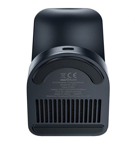 Беспроводная зарядка  ACEFAST E14 Desktop / Wireless output 1: 5W / 7.5W / 10W / 15W / Black Беспроводная зарядка  ACEFAST E14 Desktop / Wireless output 1: 5W / 7.5W / 10W / 15W / Black