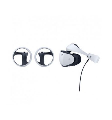 Гарнитура виртуальной реальности Sony PlayStation VR 2, White, Compatible PlayStation 5, 2000x2040 per eye, up to 120Hz, Approx. 110 degrees, USB-C