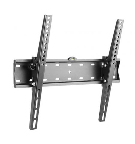 TV-Wall Mount for 32-55"- Gembird "WM-55T-02", Tilt, max. 40 kg, Distance TV to Wall: 53 mm, max. VESA 400 x 400, Black