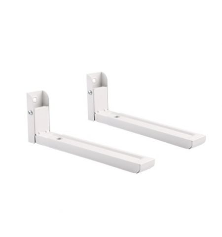 Universal heavy duty steel wall brackets Gembird "WM-U30-01-W", extendable bracket length from 325 - 492 mm, Fixed, max. 30 kg, white