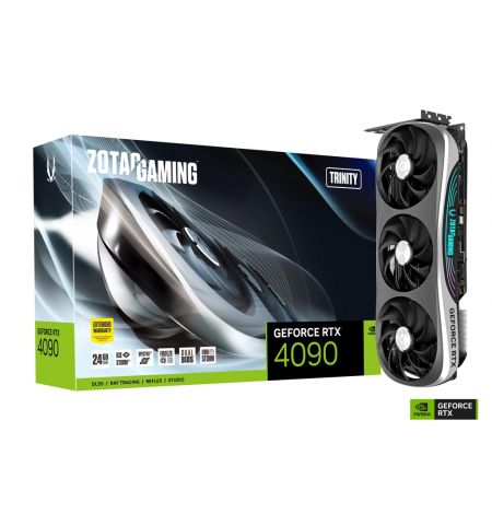 Видеокарта ZOTAC GeForce RTX 4090 Trinity / 24GB / GDDR6X / 384bit