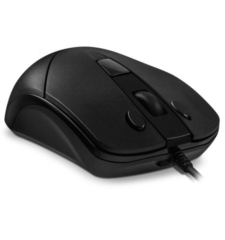 SVEN RX-100, Optical Mouse, Windows OS/ Mac OS, copy/paste buttons, 5+1 (scroll wheel), 1000-4000 dpi, USB, 1.5 m, Black