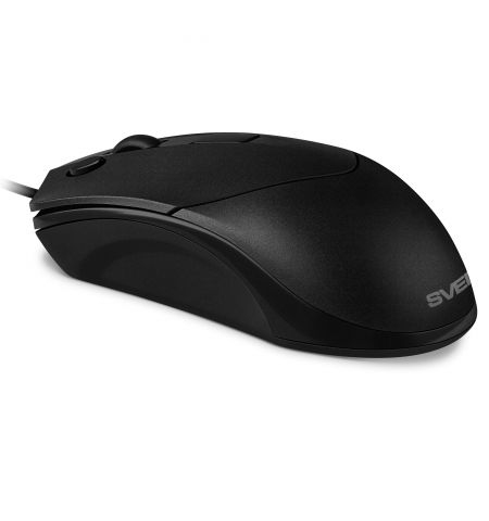SVEN RX-100, Optical Mouse, Windows OS/ Mac OS, copy/paste buttons, 5+1 (scroll wheel), 1000-4000 dpi, USB, 1.5 m, Black