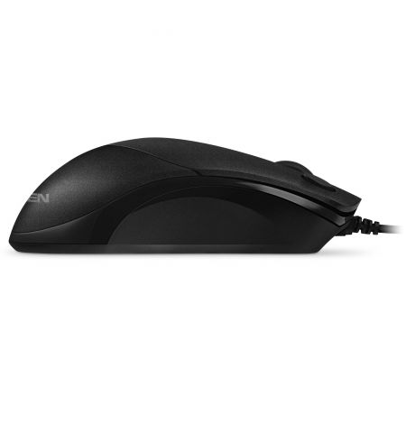 SVEN RX-100, Optical Mouse, Windows OS/ Mac OS, copy/paste buttons, 5+1 (scroll wheel), 1000-4000 dpi, USB, 1.5 m, Black