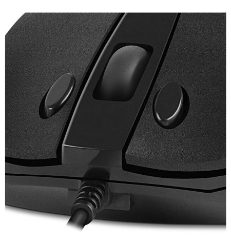 SVEN RX-100, Optical Mouse, Windows OS/ Mac OS, copy/paste buttons, 5+1 (scroll wheel), 1000-4000 dpi, USB, 1.5 m, Black