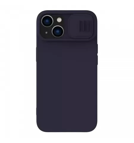 Husa Nillkin iPhone 14 Plus, CamShield Silky Silicone, Dark Purple