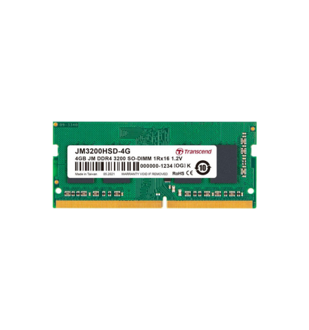 4GB DDR4 3200MHz SODIMM Transcend PC25600