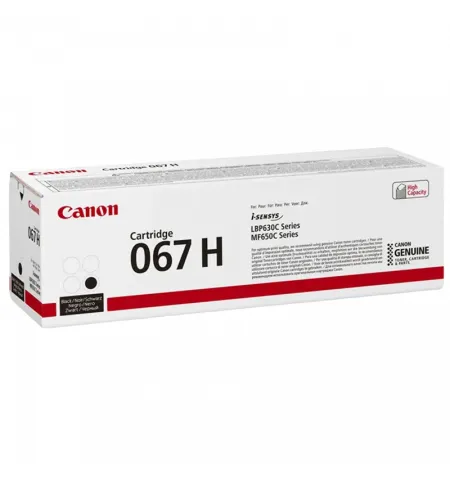 Cartus pentru imprimanta Canon Laser Cartridge CRG-067H, Black, Negru