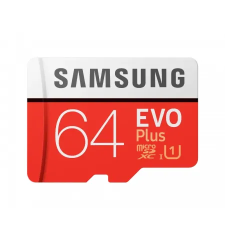 Card de Memorie Samsung EVO Plus MicroSD, 64GB (MB-MC64KA/KR)