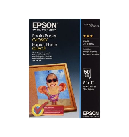 Epson Photo Paper Glossy 13cmx18cm 50p