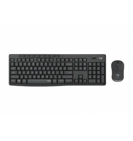 Set Tastatura + Mouse Logitech MK295, Fara fir, Grafit