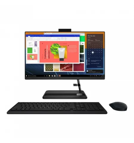 Computer All-in-One Lenovo IdeaCentre 3 22IAP7, 21,5", Intel Core i3-1215U, 8GB/256GB, Fara SO, Negru