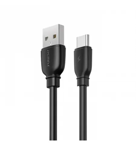 Cable de date Remax RC-138a, USB Type-A/USB Type-C, 1m, Negru