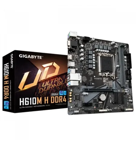 Материнская плата Gigabyte H610M H, LGA1700, Intel H610, Micro-ATX