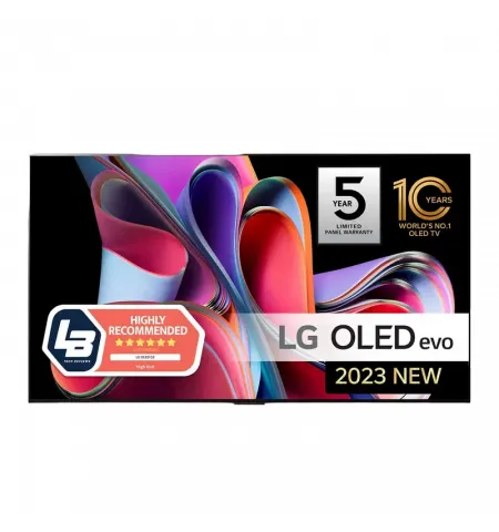 55" OLED SMART Телевизор LG OLED55G36LC, 3840x2160 4K UHD, webOS, Серый