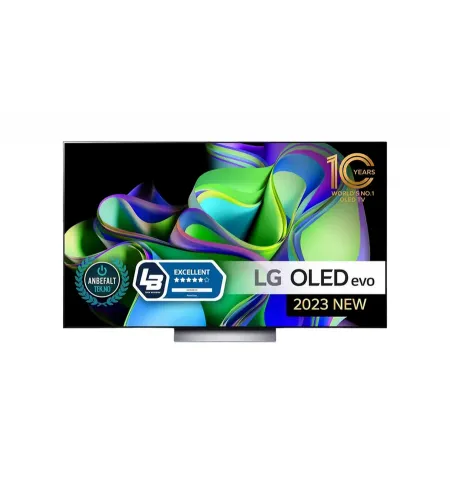 65" OLED SMART TV LG OLED65C36LC, 3840x2160 4K UHD, webOS, Negru