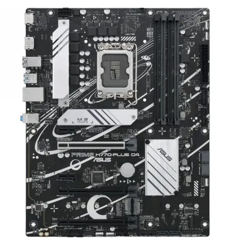 Placa de baza ASUS PRIME H770-PLUS D4, LGA1700, Intel H770, ATX