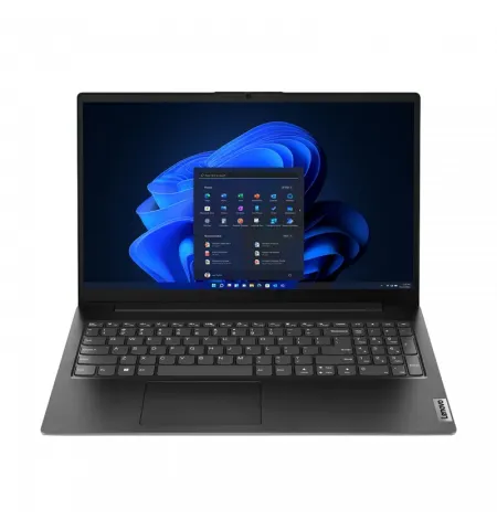 Laptop Business 15,6" Lenovo V15 G4 AMN, Negru, AMD Ryzen 5 7520U, 16GB/512GB, Fara SO