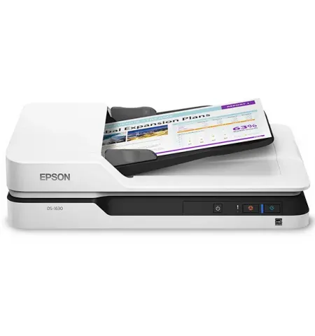 Планшетный Scanner Epson WorkForce DS-1630, A4, Серый