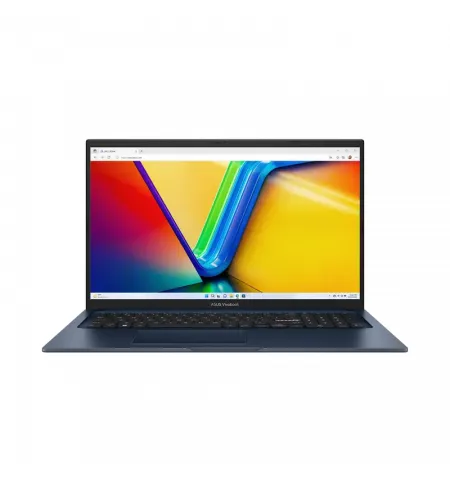 Ноутбук 17,3" ASUS Vivobook 17 X1704ZA, Quiet Blue, Intel Core i7-1255U, 16Гб/1024Гб, Без ОС