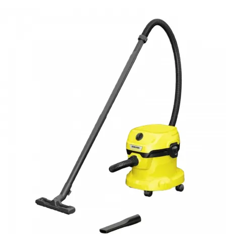 Пылесос Karcher WD 2 PLUS V-12/4/18, Жёлтый/Чёрный