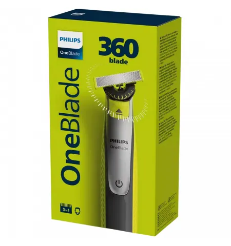 Trimmer pentru barbati Philips QP2730/20, Negru/Verde