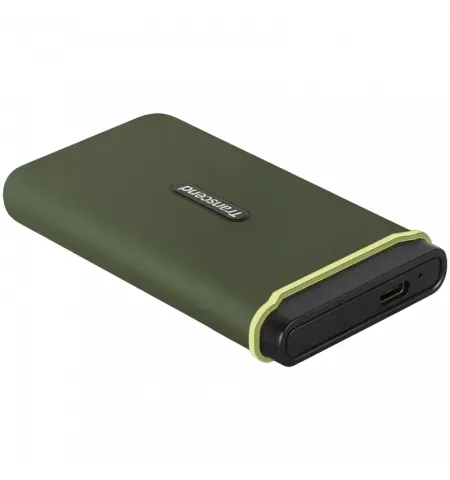 Внешний портативный SSD накопитель Transcend ESD380C, 4 ТБ, Military Green (TS4TESD380C)