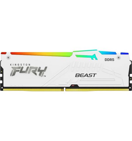 Опреативная память Kingston FURY Beast White RGB EXPO DDR5 5200MHz 16GB