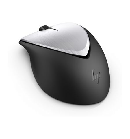 HP Envy Rechargeable Mouse 500, Laser Sensor, 1600 dpi, Rubber Grips and Aluminum Finish, Quick Recharge with Micro-USB.