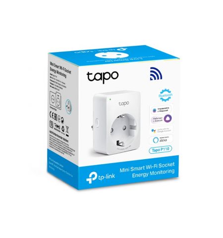 Умная мини Wi-Fi розетка Tp-Link Tapo P110 / 16A / 3680W