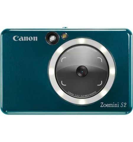 Фотокамера с функцией мгновенной печати Canon Zoemini S2 Teal