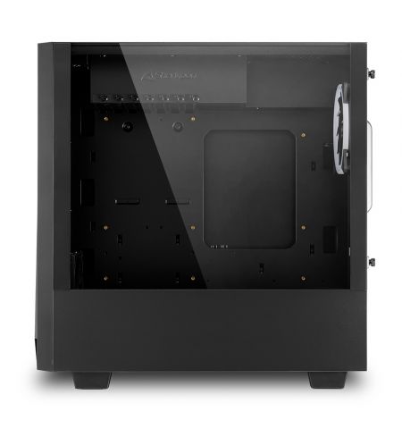 Корпус Sharkoon REV 100 / w/oPSU / Side panel / 2x120mm A-RGB LED / ATX / Black Корпус Sharkoon REV 100 / w/oPSU / Side panel / 2x120mm A-RGB LED / ATX / Black