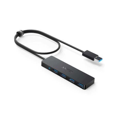 USB Hub Anker Ultra Slim / 4-Port USB 3.0 /  black