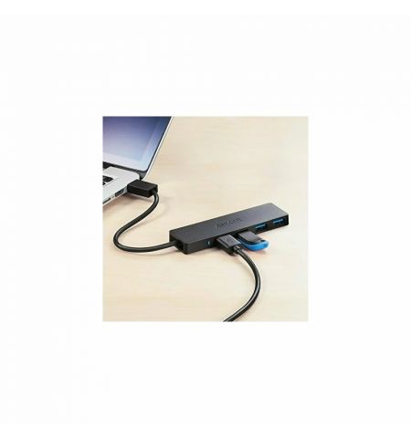 USB Hub Anker Ultra Slim / 4-Port USB 3.0 /  black